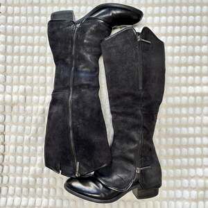 Whimsy Goth Donald J Pliner 'Devi4' Boot Black Leather Size 7M